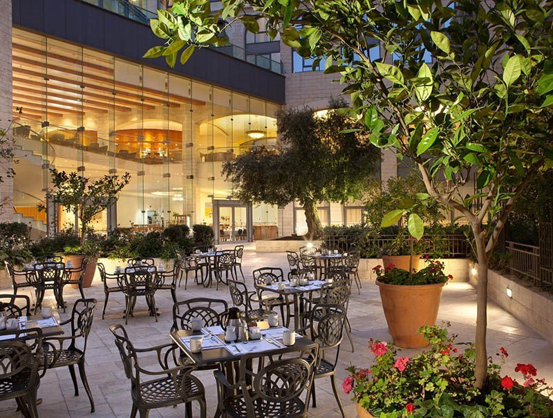 Grand Court Jerusalem - outdoor dining area