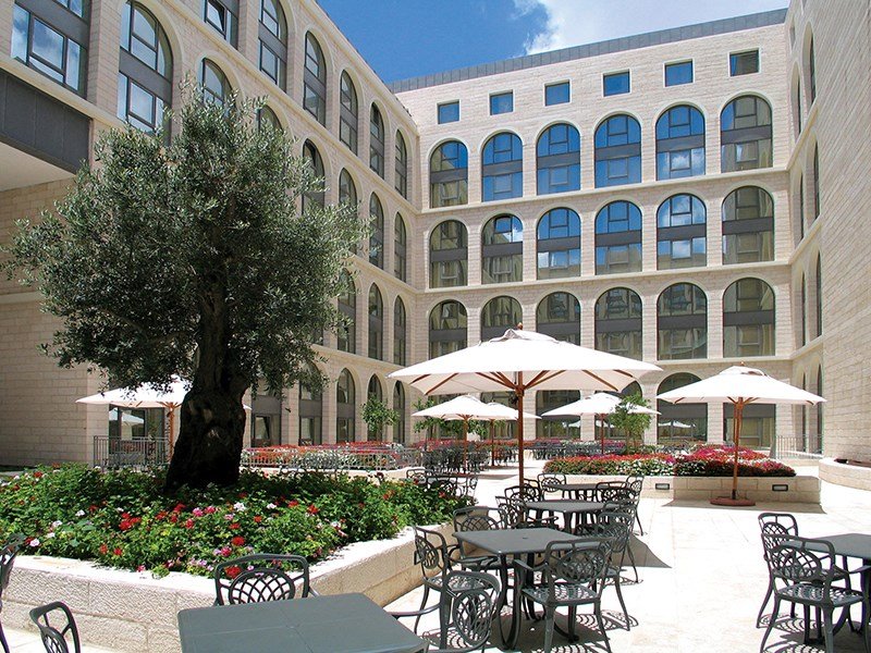 Grand Court Jerusalem - outdoor seating area